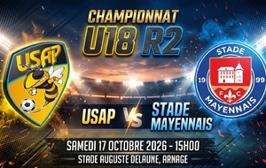 🏠 U18 R2 : USAP - MAYENNE STADE FC